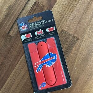 NFL Buffalo Bills 3-in-1 Universal Phone Wallet Cord Keeper and Phone Stand